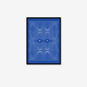 Artwork ,,Wood Wide Web,, ( blue version)